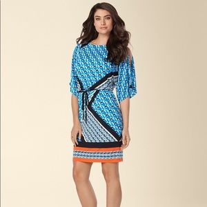 Dolman sleeved dress